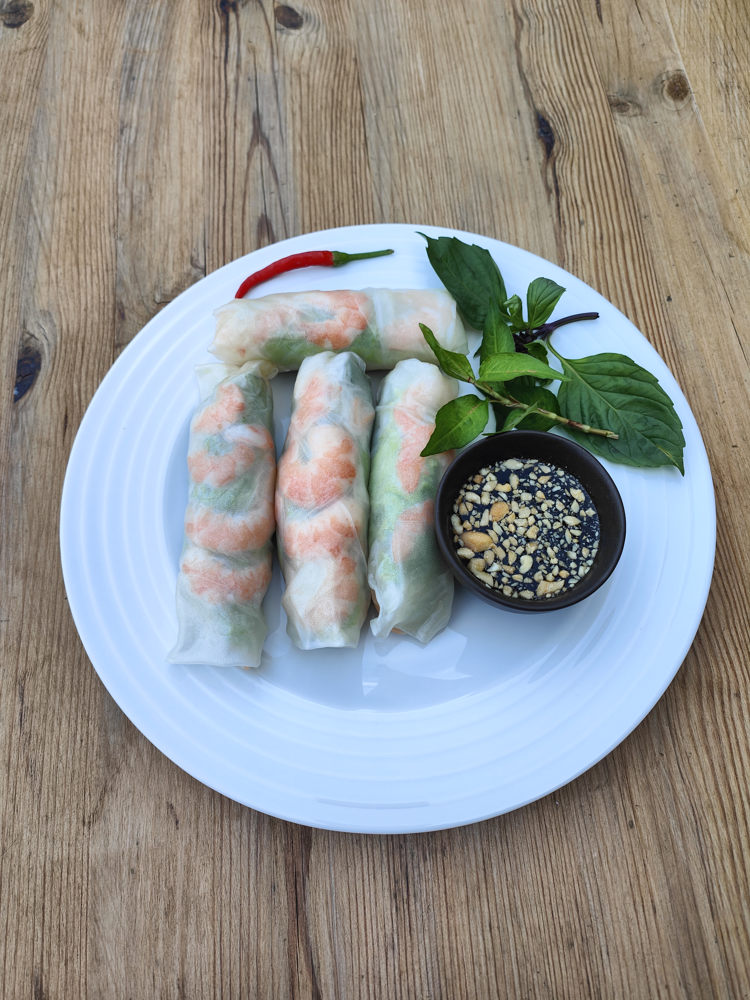 Rouleaux de printemps aux crevettes